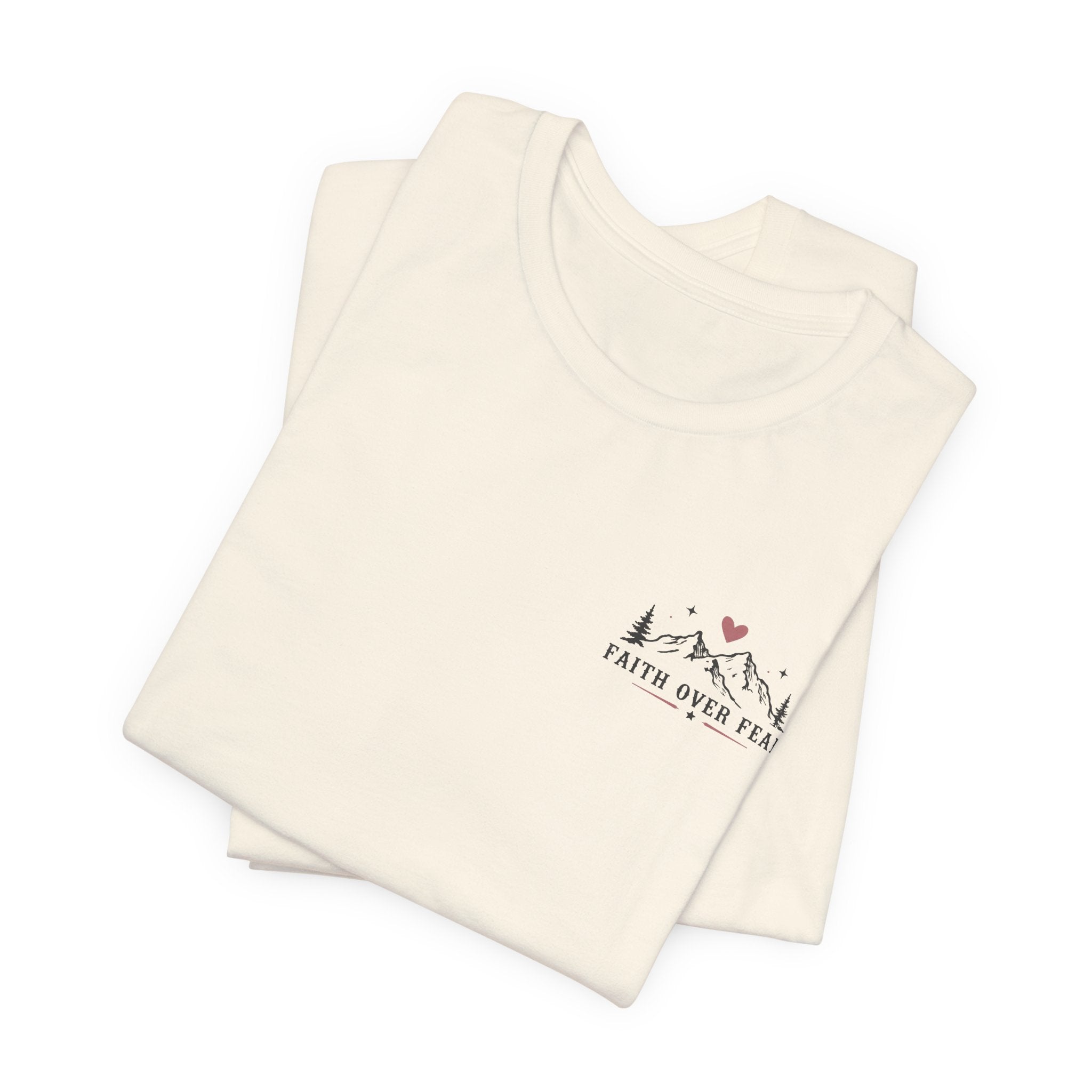 Faith Over Fear Camping Shirt | Christian Graphic Tee | Psalm 56:3 Inspirational Shirt