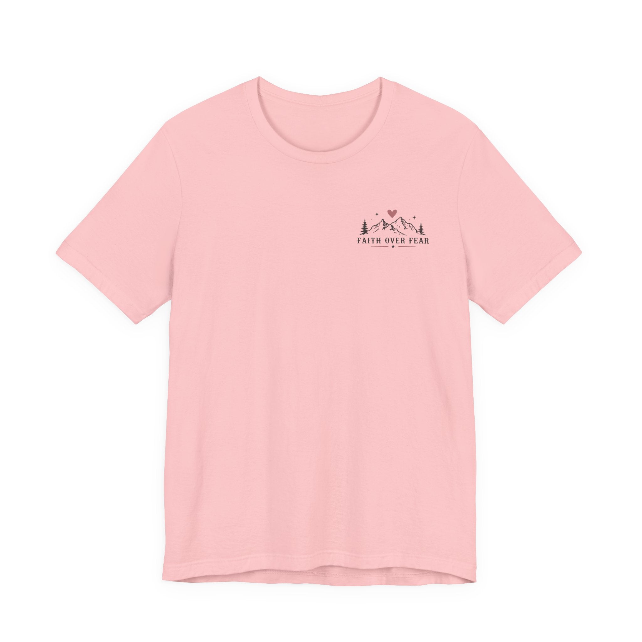Faith Over Fear Camping Shirt | Christian Graphic Tee | Psalm 56:3 Inspirational Shirt