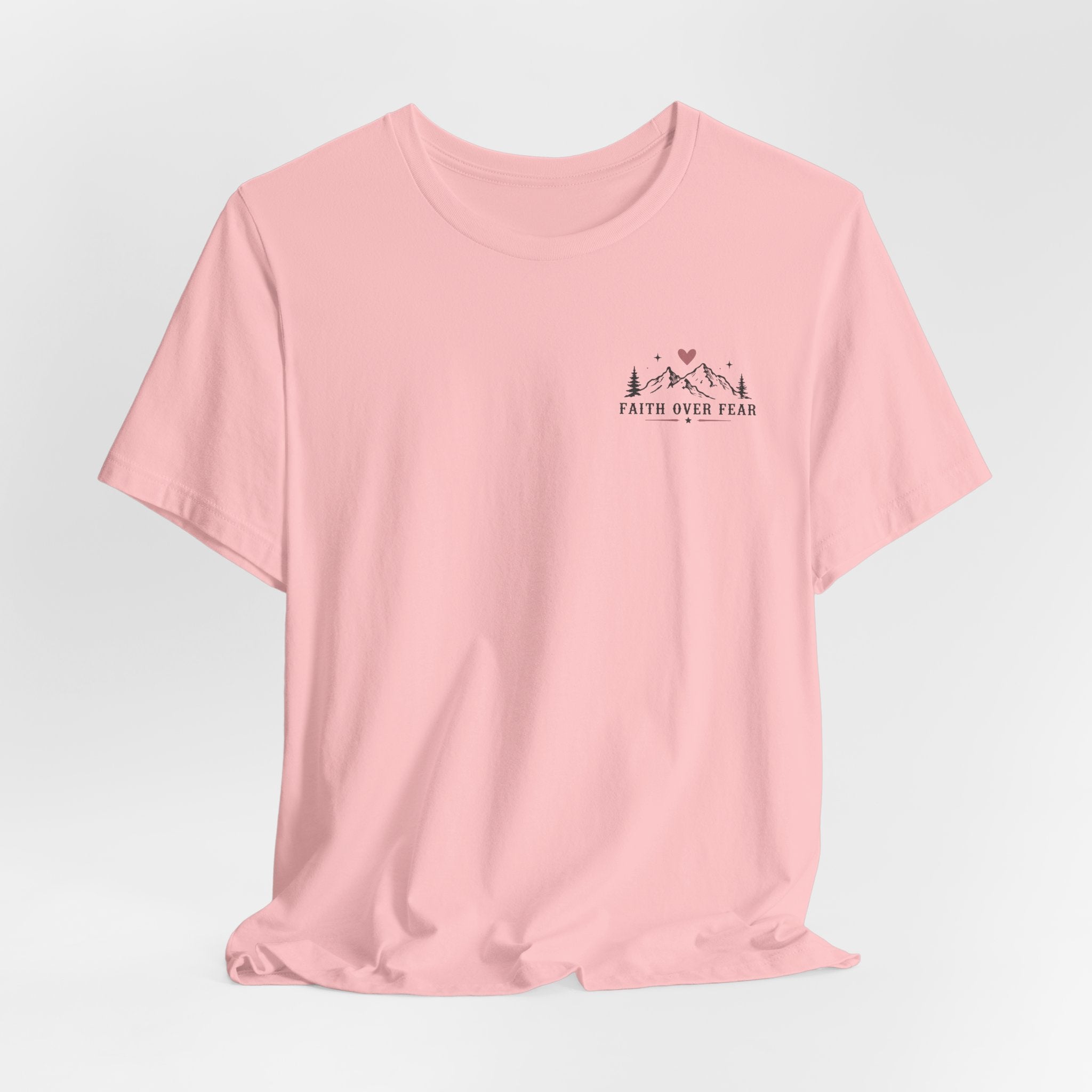Faith Over Fear Camping Shirt | Christian Graphic Tee | Psalm 56:3 Inspirational Shirt