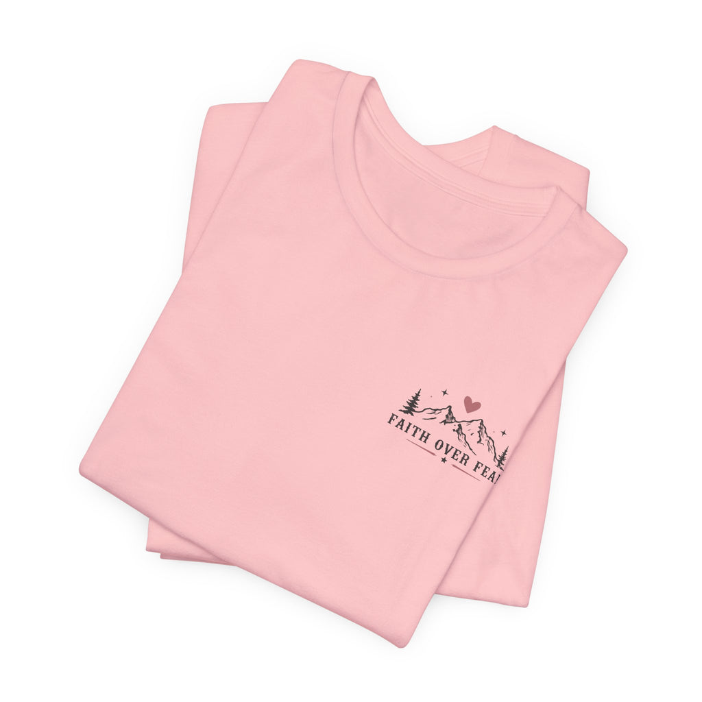 Faith Over Fear Camping Shirt | Christian Graphic Tee | Psalm 56:3 Inspirational Shirt