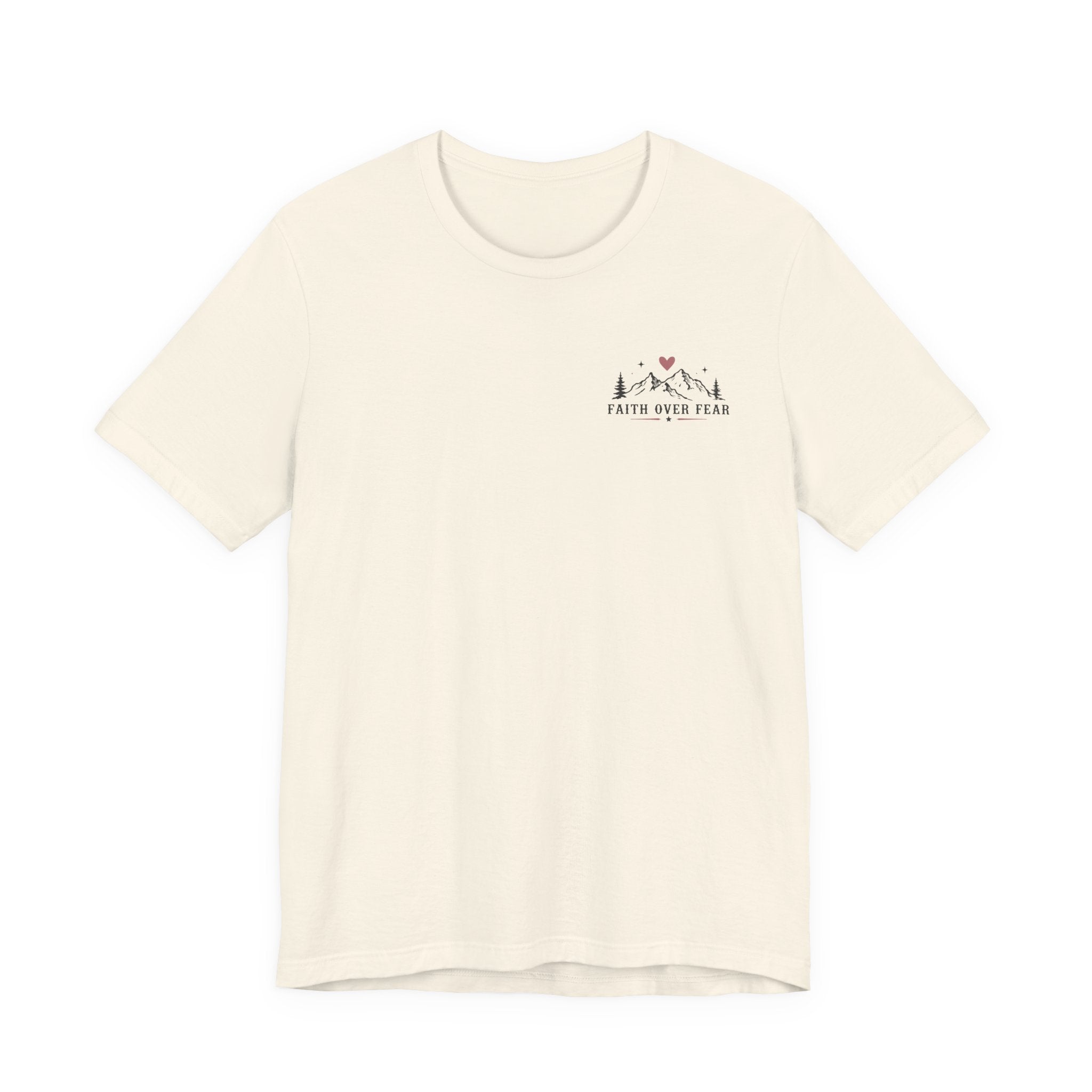 Faith Over Fear Camping Shirt | Christian Graphic Tee | Psalm 56:3 Inspirational Shirt